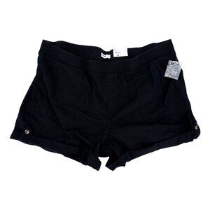 Sonoma Women's Easy Pull On Utility Shorts Ultracomfort Waistband Size 2X Pitch